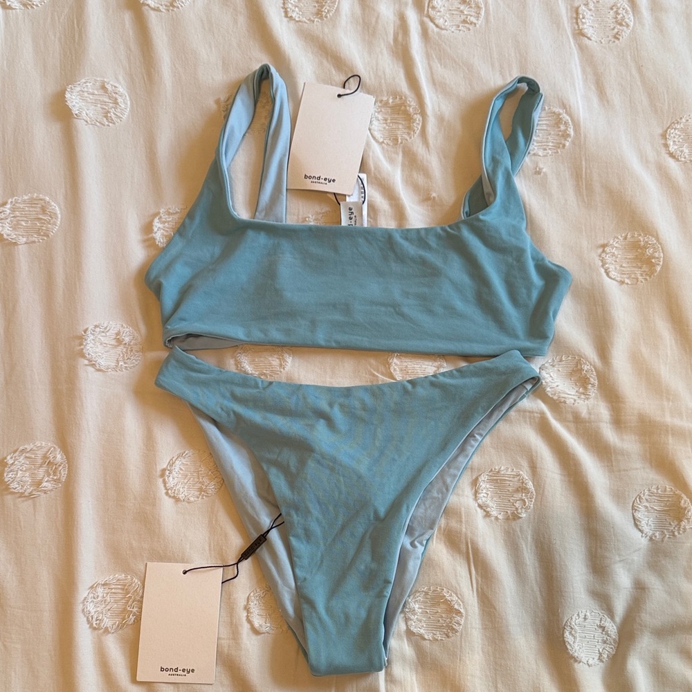 Bond-eye Sky Blue Reversible Bikini Set - Picture 4 of 7